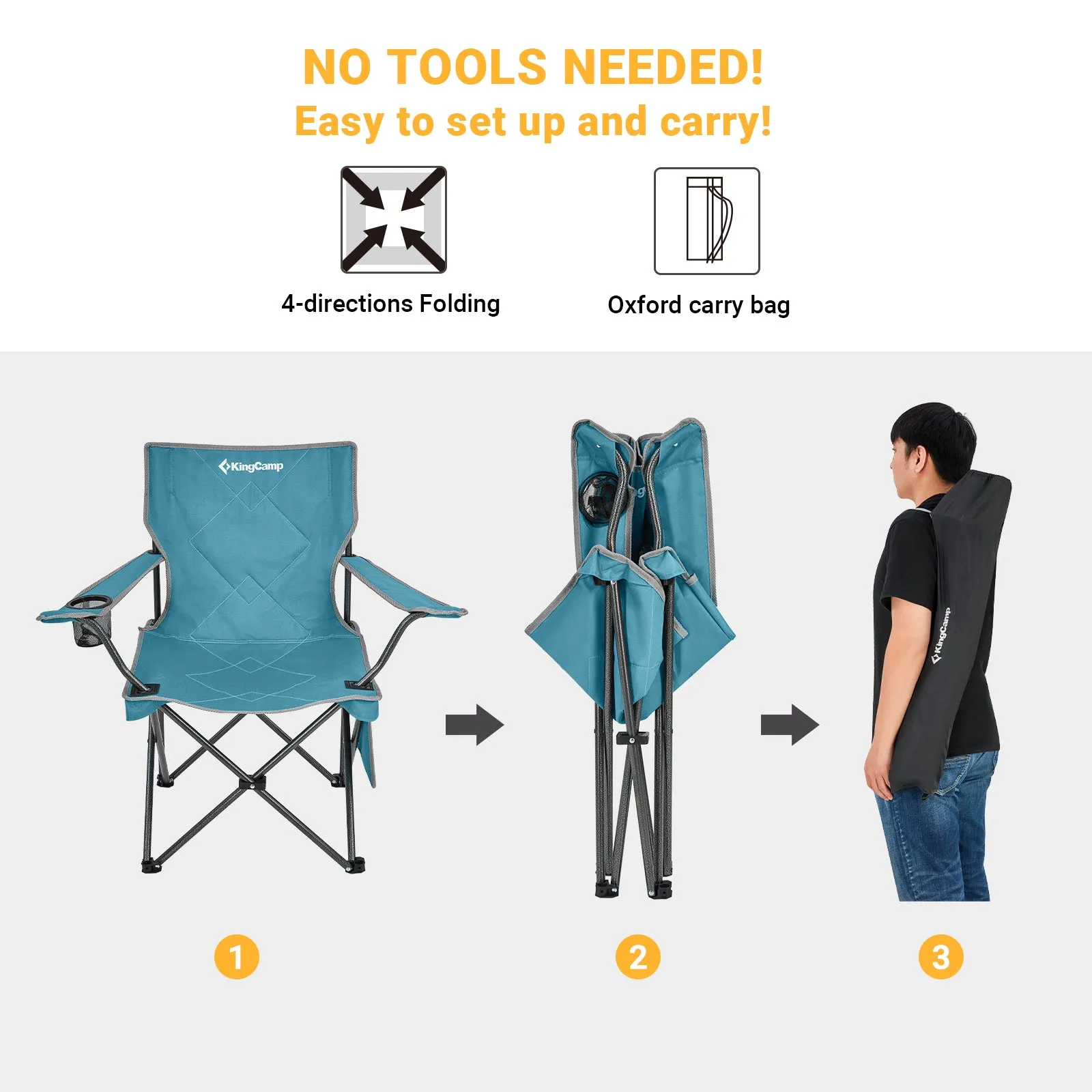 KingCamp Lightweight Folding Camping Chair