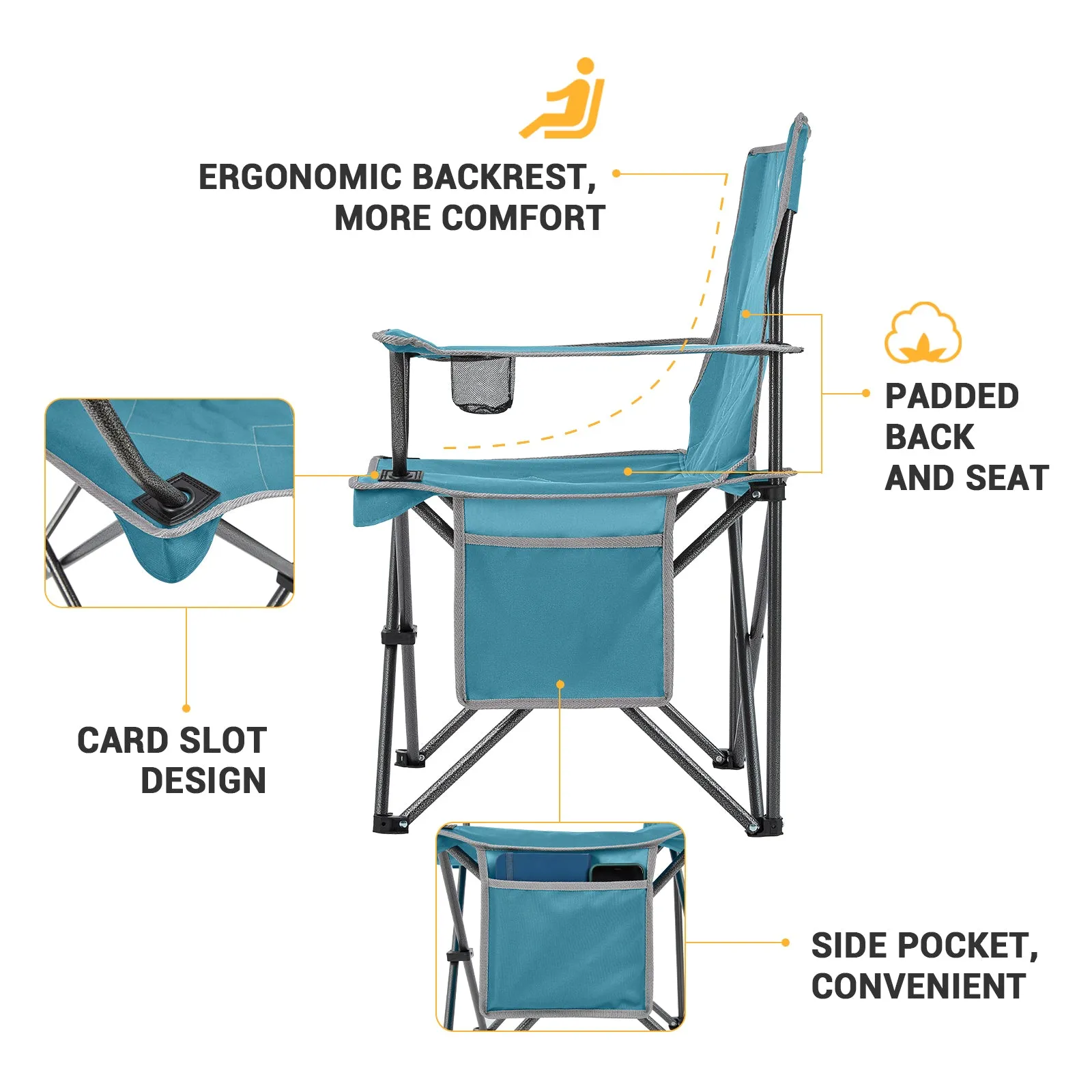 KingCamp Lightweight Folding Camping Chair