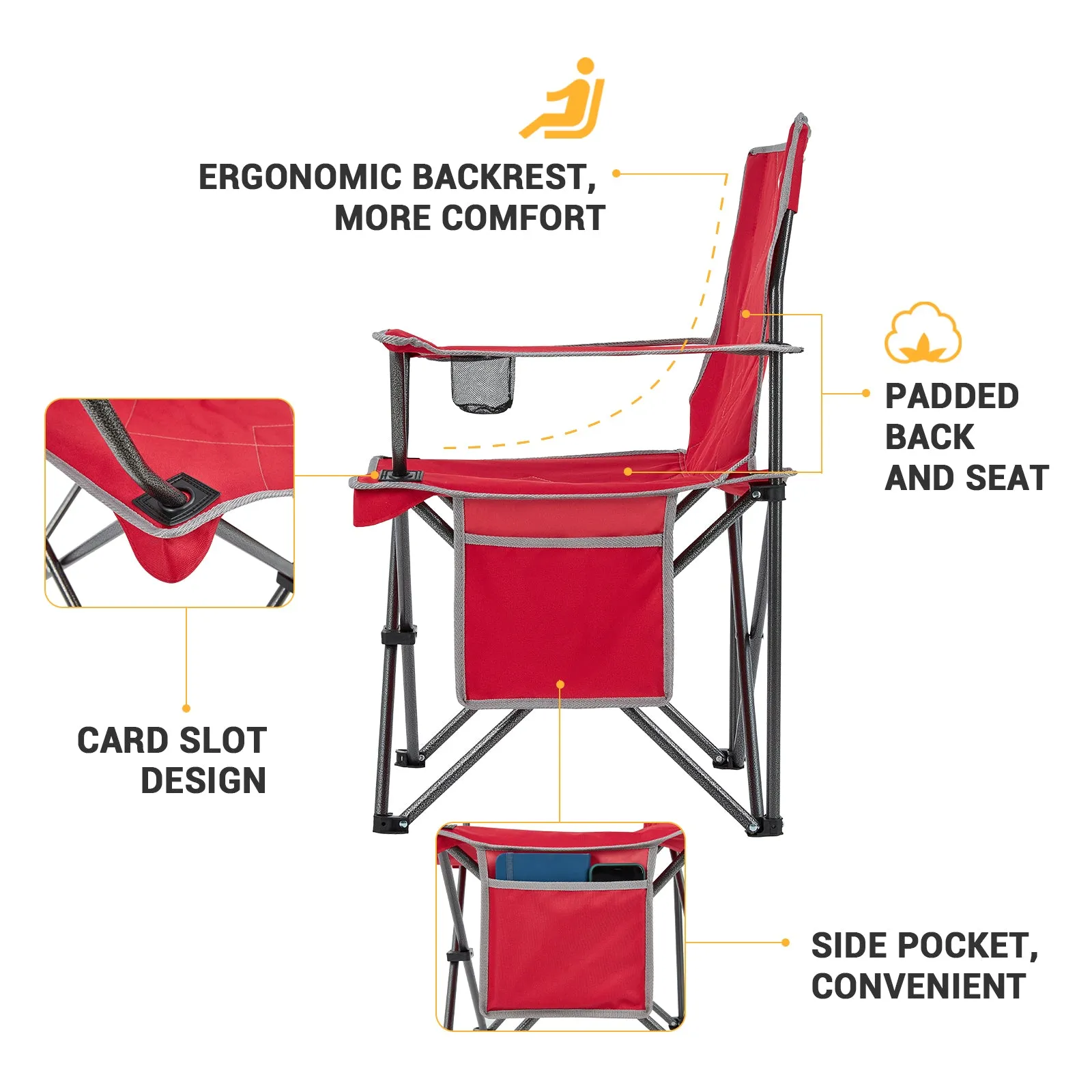 KingCamp Lightweight Folding Camping Chair