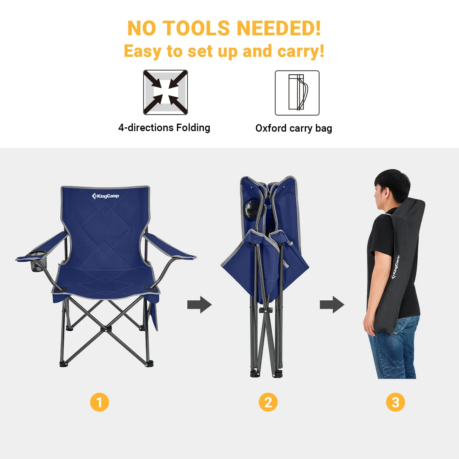 KingCamp Lightweight Folding Camping Chair