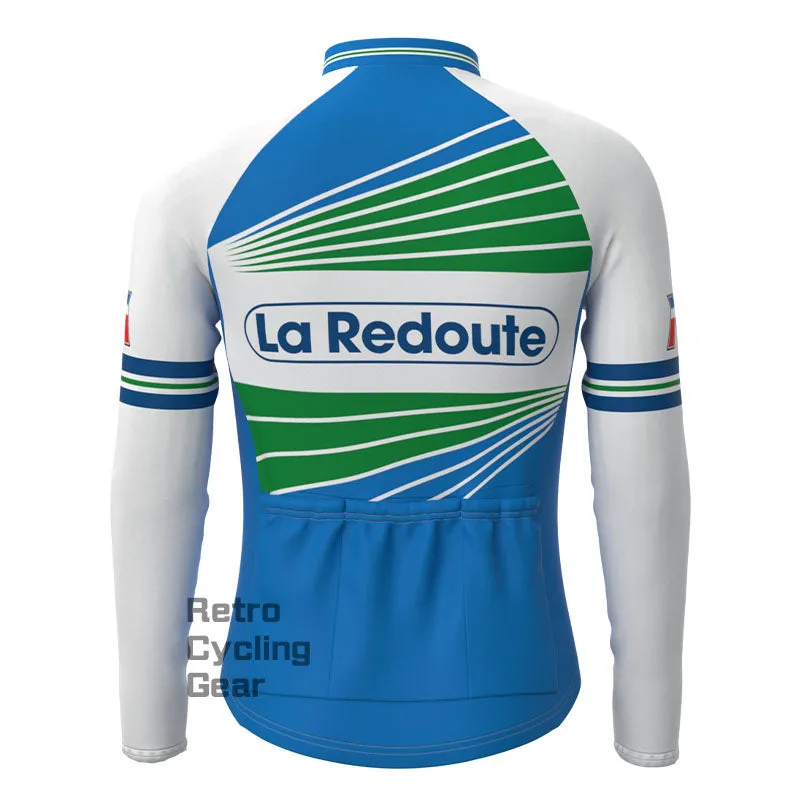 La Redoute Blue Fleece Retro Cycling Kits