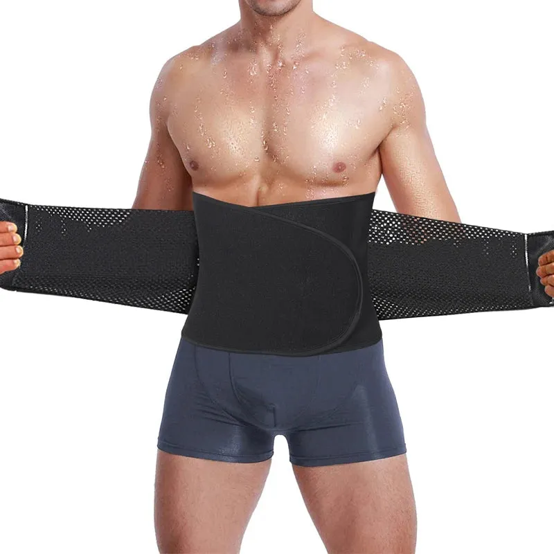 LAZAWG Men Waist Trainer Sweat Belt Neoprene Body