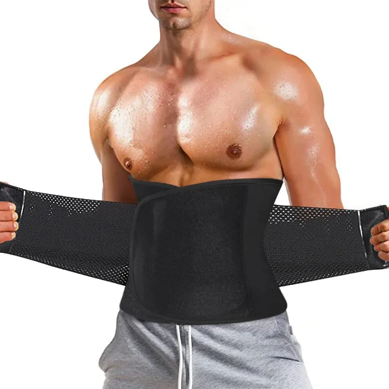 LAZAWG Men Waist Trainer Sweat Belt Neoprene Body