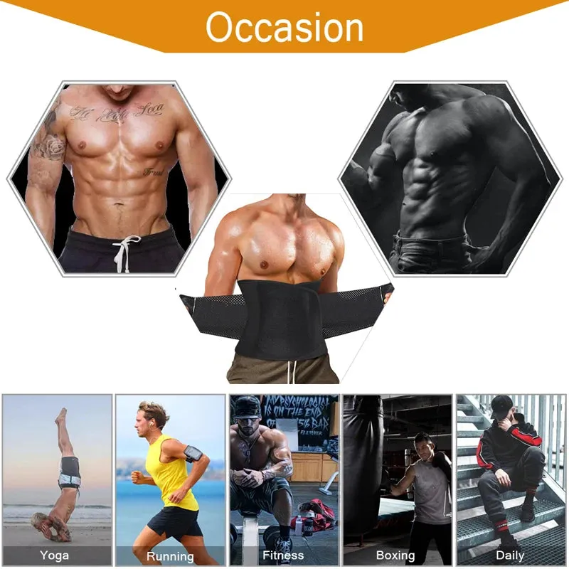 LAZAWG Men Waist Trainer Sweat Belt Neoprene Body