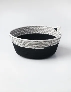 Medium Licorice Stitched Rope Bowl