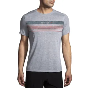 Men's Brooks Run USA Distance Short Sleeve