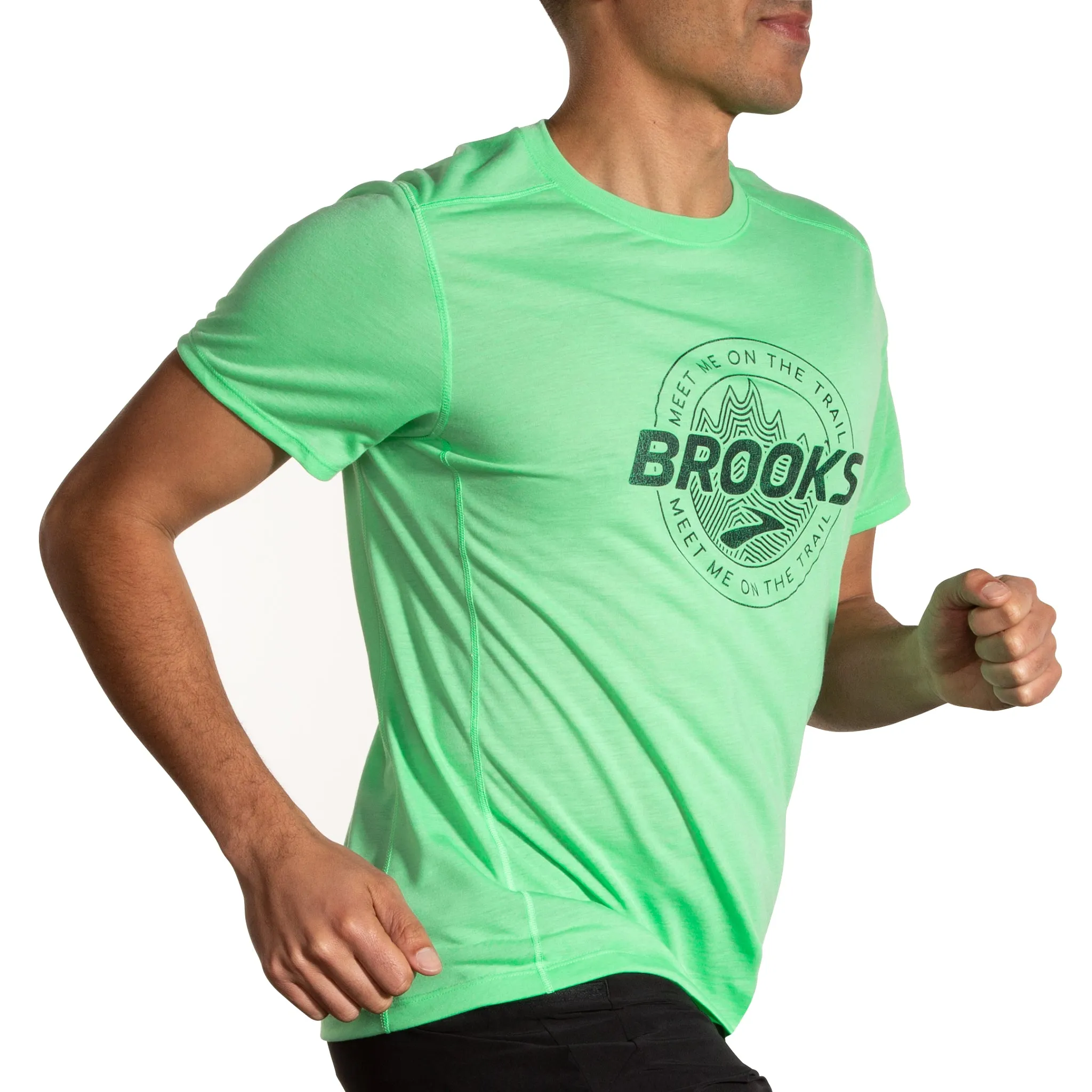 Men's Brooks Trail Distance Short Sleeve