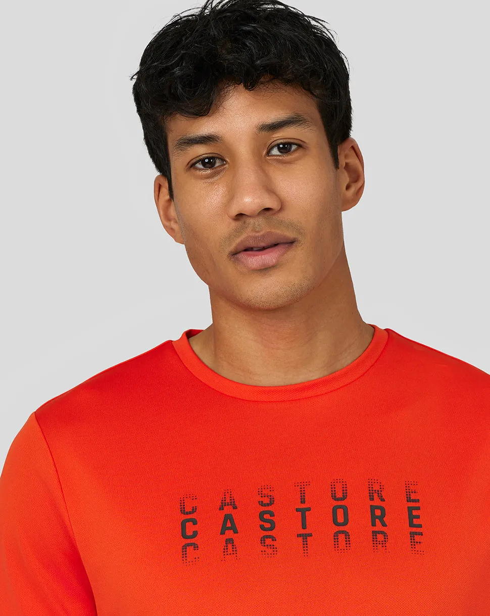 Men's Flow Short Sleeve Graphic T-Shirt - Deep Orange