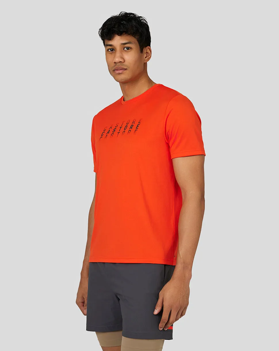 Men's Flow Short Sleeve Graphic T-Shirt - Deep Orange