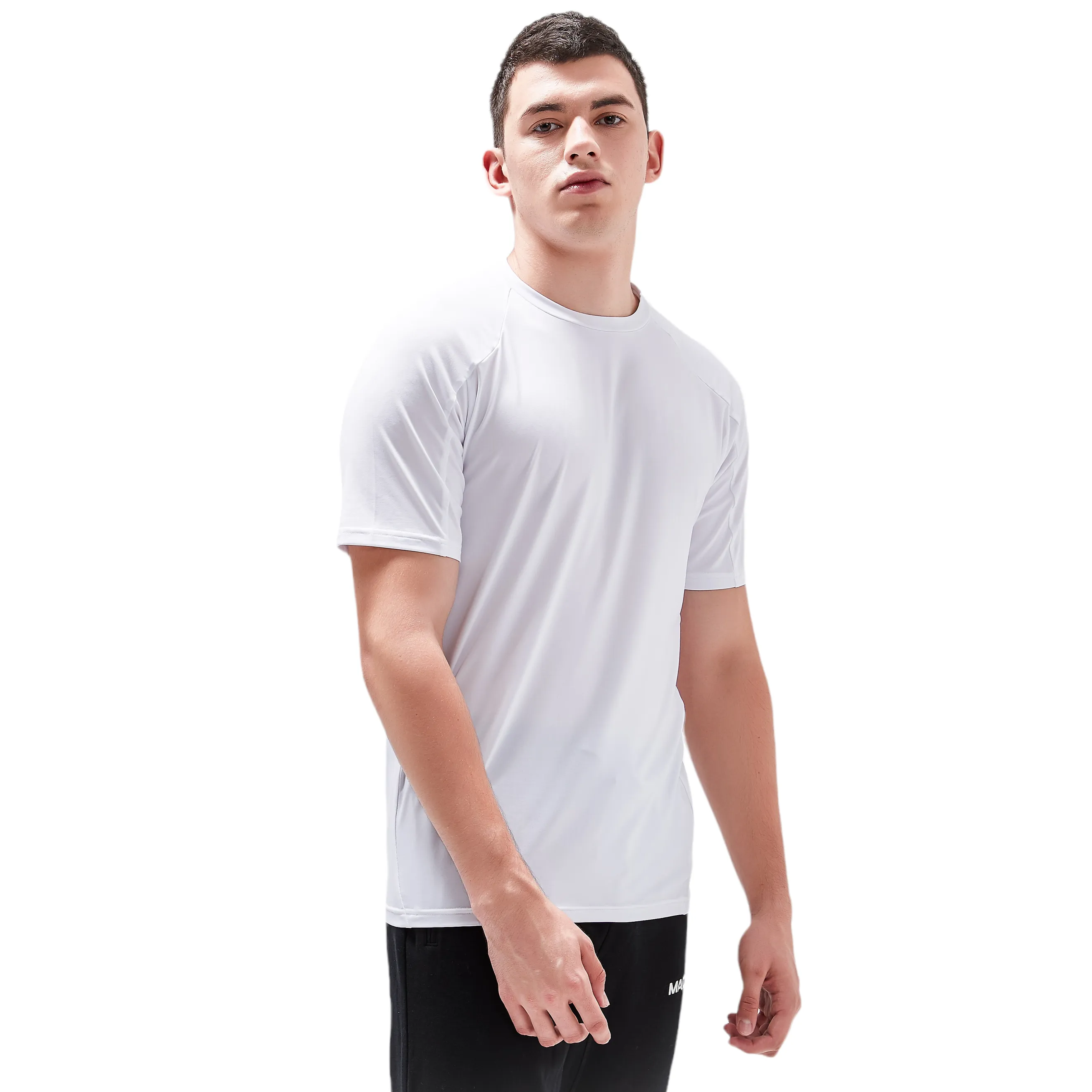 Nevins Performance Short Sleeve Top for Mens - White