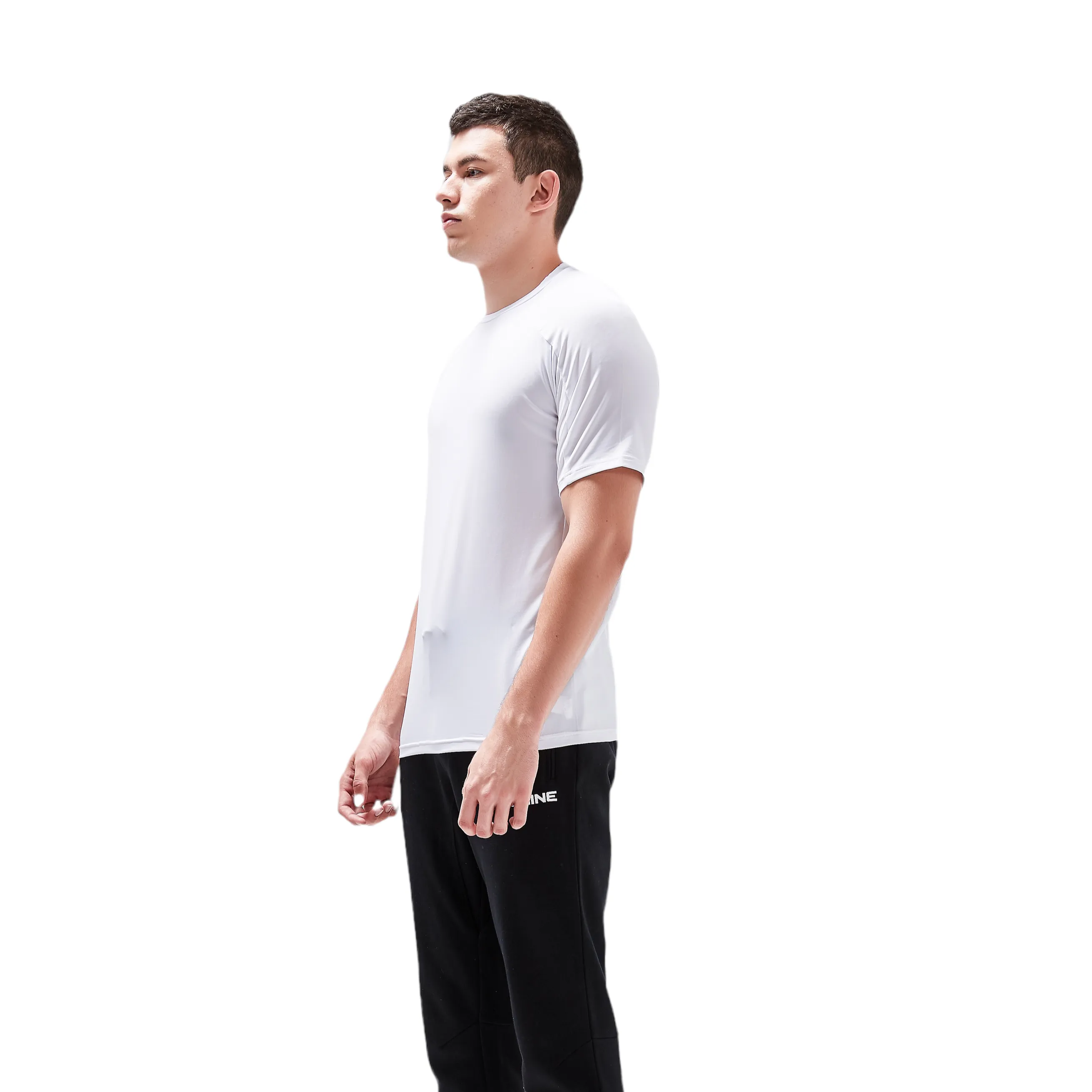 Nevins Performance Short Sleeve Top for Mens - White