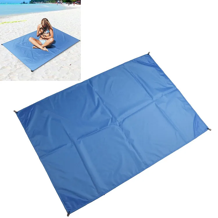 Outdoor Portable Waterproof Picnic Camping Mats Beach Blanket Mattress Mat 100cm*140cm(Blue)