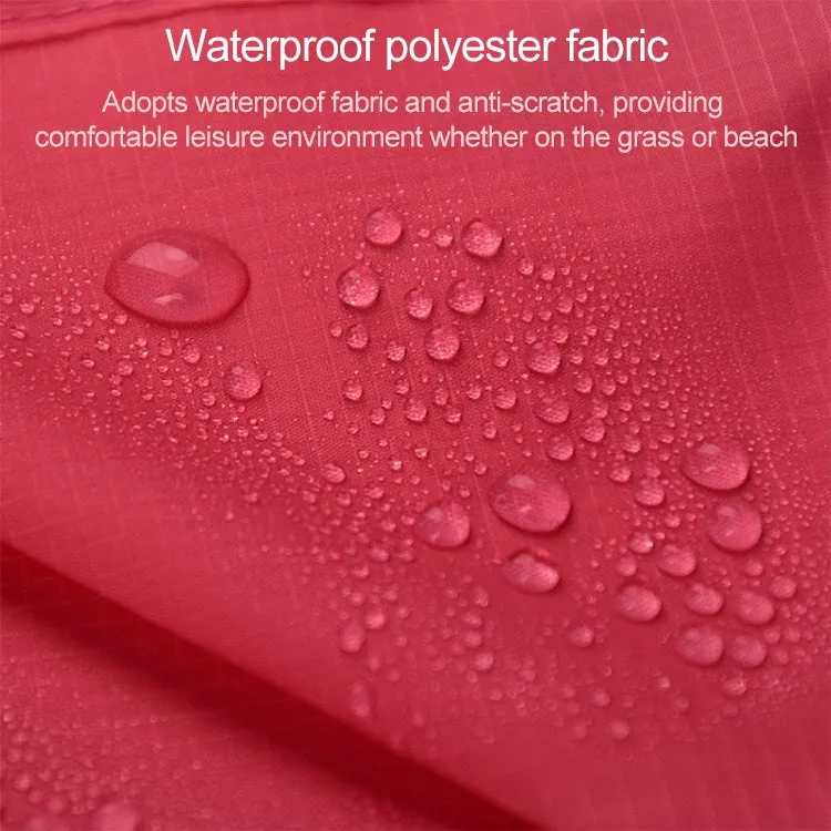 Outdoor Portable Waterproof Picnic Camping Mats Beach Blanket Mattress Mat 100cm*140cm(Red)