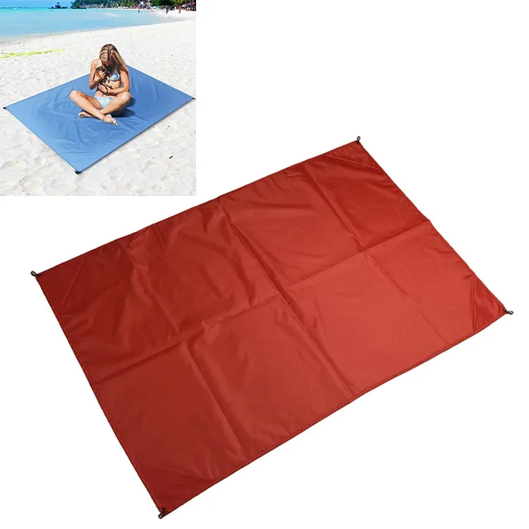 Outdoor Portable Waterproof Picnic Camping Mats Beach Blanket Mattress Mat 100cm*140cm(Red)