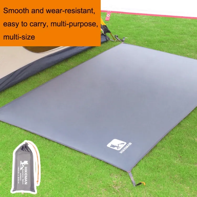 Outdoor Tent Mats Thickened Oxford Cloth Waterproof Picnic Mat, Size: 210x210cm(Black)