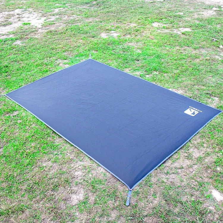 Outdoor Tent Mats Thickened Oxford Cloth Waterproof Picnic Mat, Size: 210x210cm(Black)