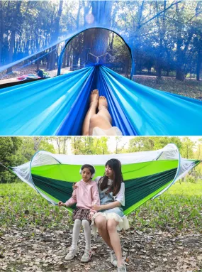 Parachute cloth hanging sheets double mosquito net hammock outdoor swing indoor bedroom hammock summer anti-mosquito