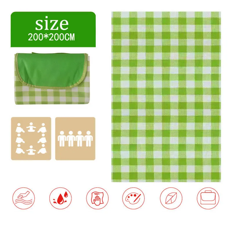 Picnic Mat, Outdoor Waterproof, Portable Portable For Party, Picnic, Moisture-Proof Mat, Outing, Barbecue, Picnic Cloth, Lawn Cushion