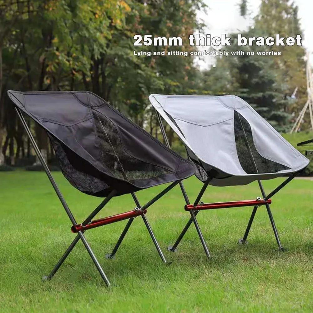 Portable Aluminum Moon Chair Camping Beach Chair Outdoor Folding Chair.