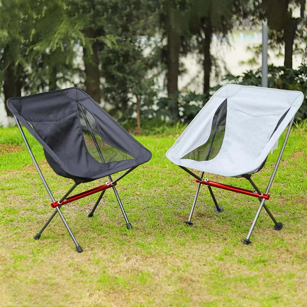 Portable Aluminum Moon Chair Camping Beach Chair Outdoor Folding Chair.