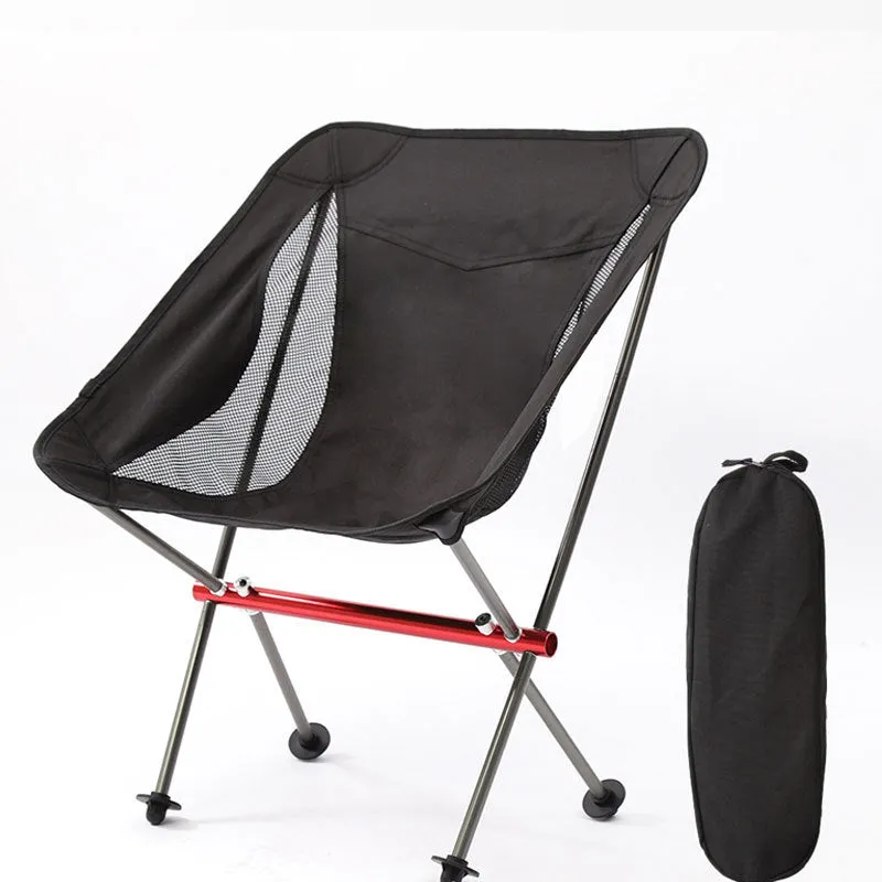 Portable Aluminum Moon Chair Camping Beach Chair Outdoor Folding Chair.