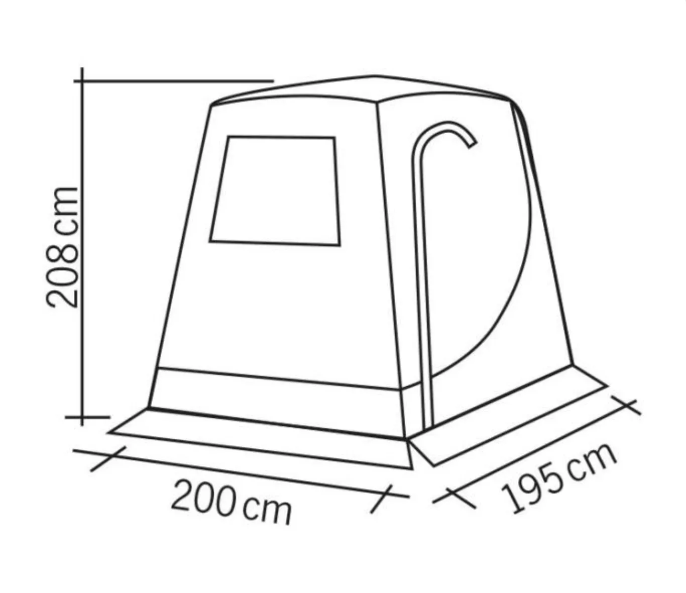 Premium Tailgate Tent w/ Floor & Mosquito Nets