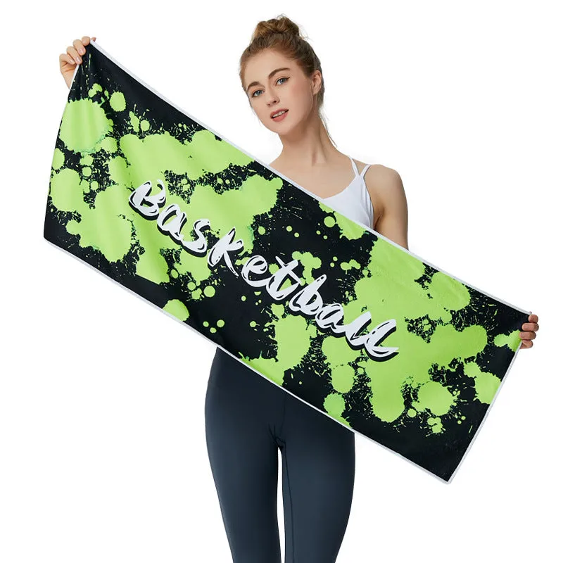 Quick-Drying Bath Towel Microfiber Sports Towel Running Fitness Cold Towel Custom Cold Towel Printable