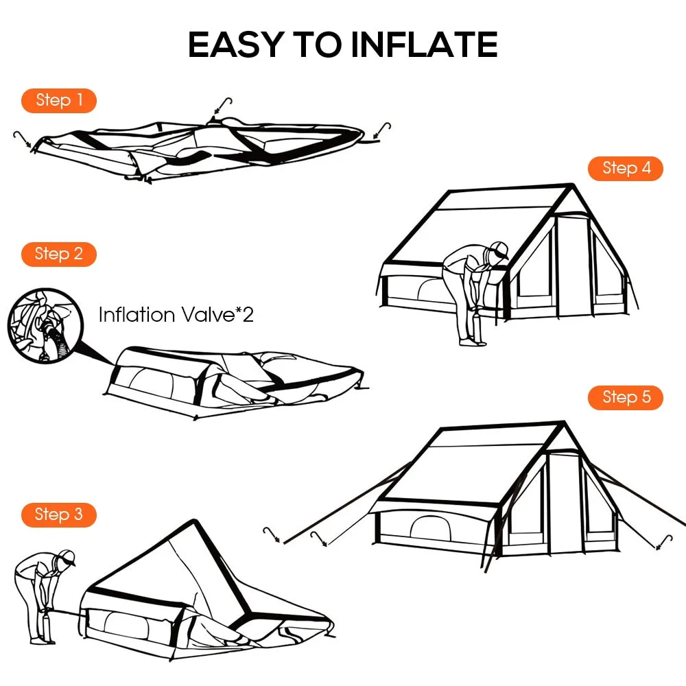 Quick Opening Inflatable Camping Tent House