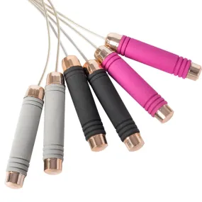 Removable weight-bearing gold-plated steel wire skipping rope for men and women fitness sports primary and secondary school students high school entrance examination training skipping rope .