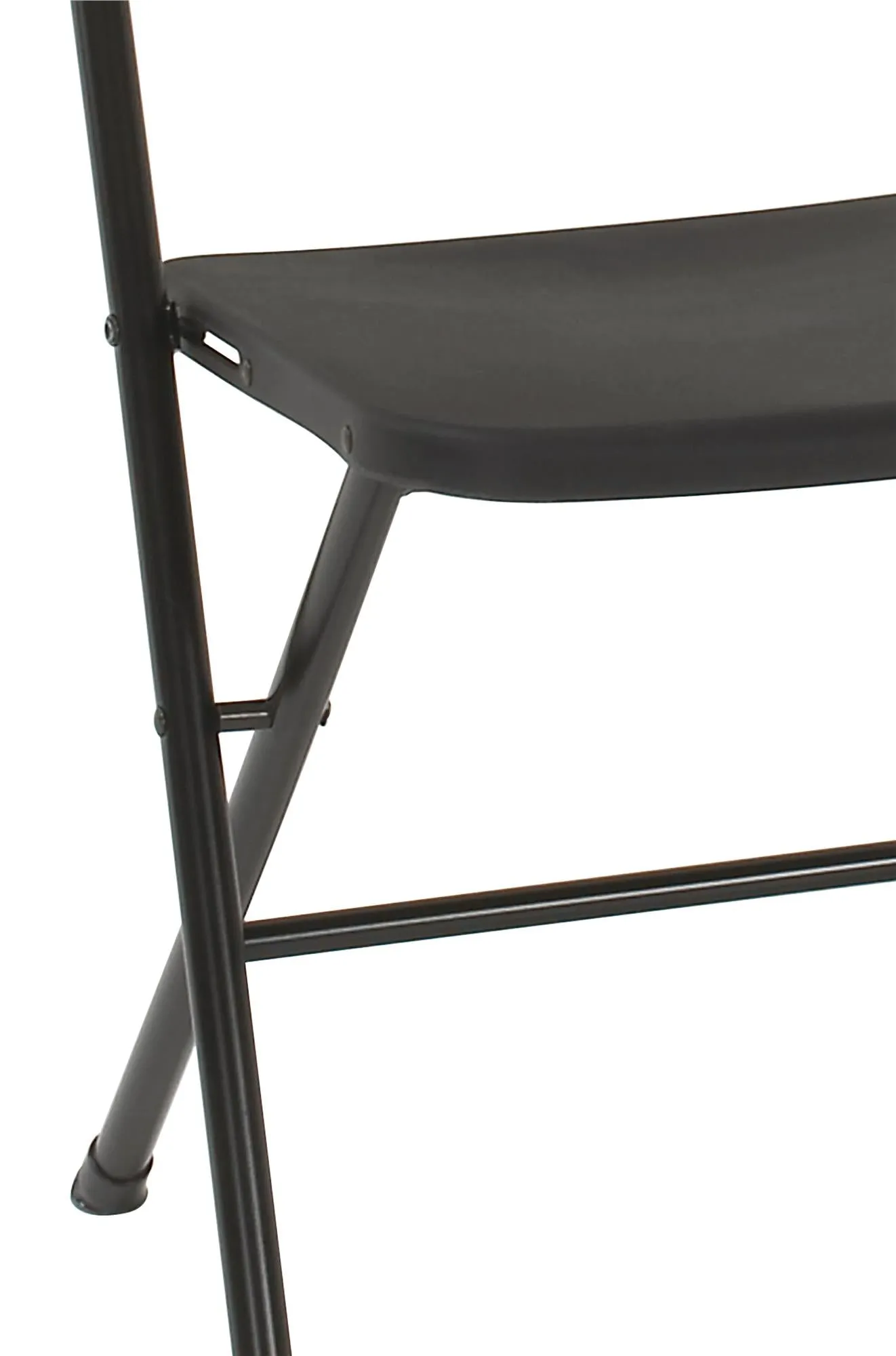 Resin Folding Chair with Molded Seat and Back