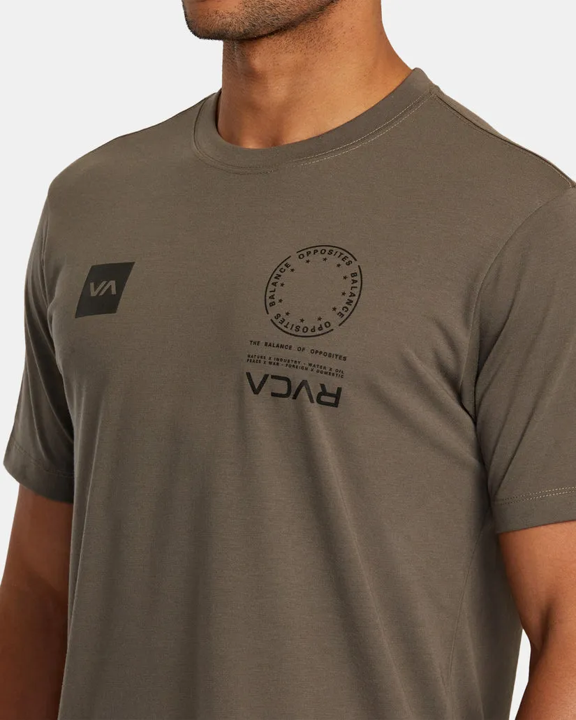 RVCA VA MARK TEE - MOCHA