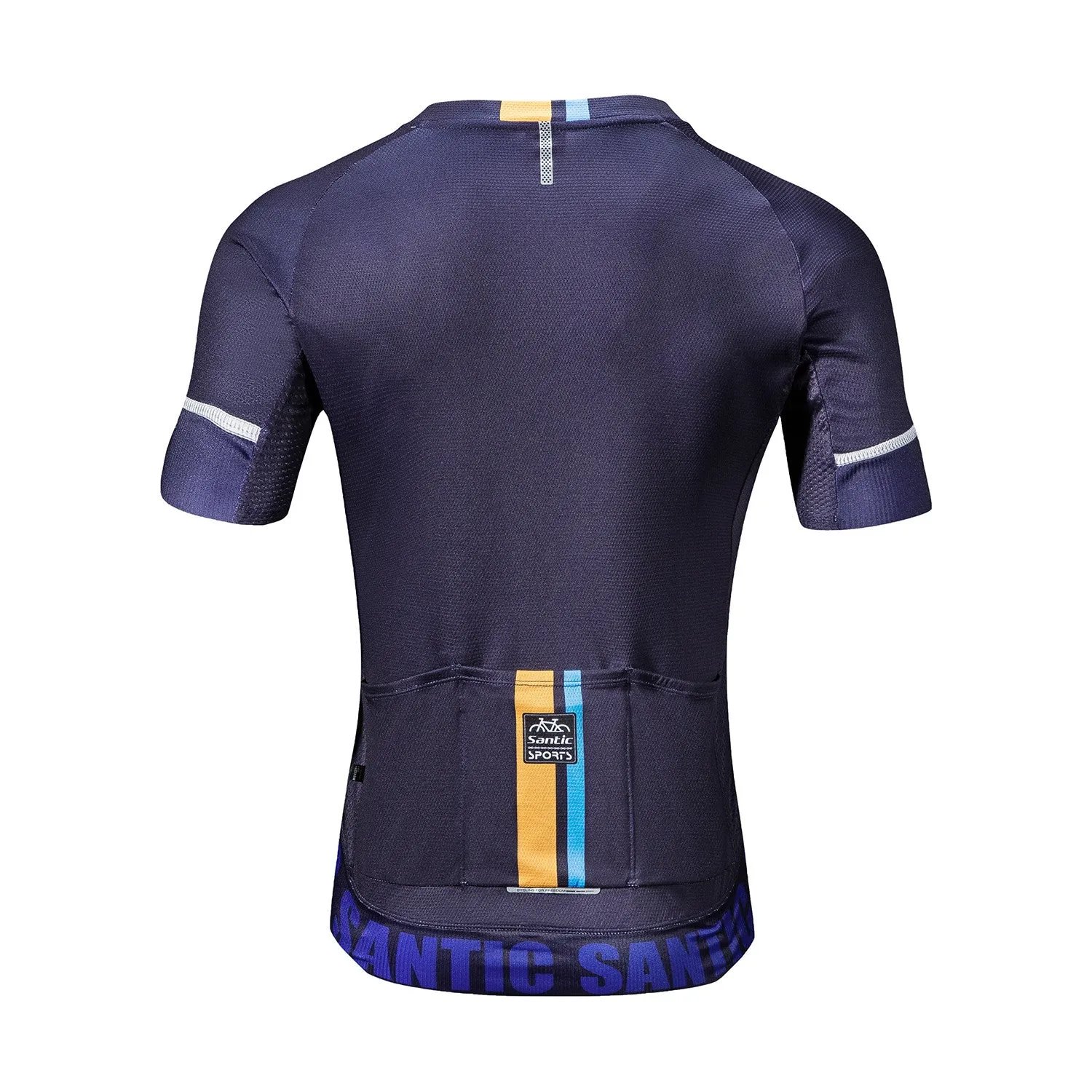 Santic Kamen Navy Men Cycling Jersey Short Sleeve