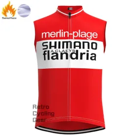 Shimano Fleece Retro Cycling Vest