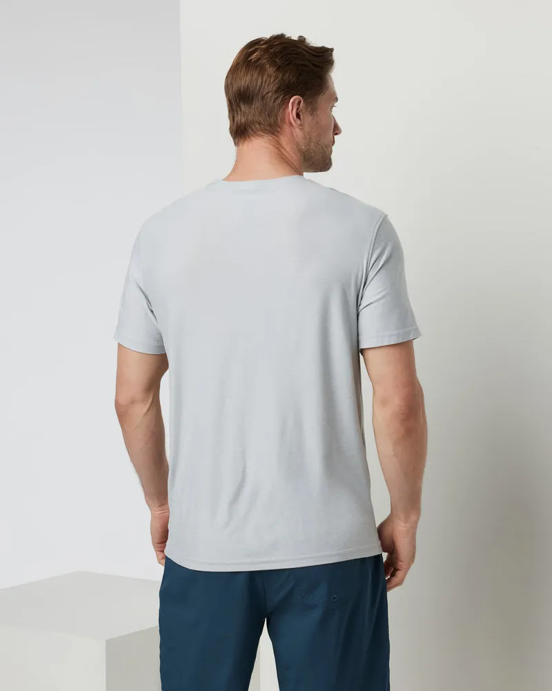 VUORI Strato Tech Tee - PLATINUM HEATHER