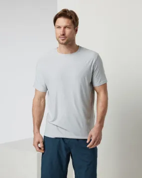 VUORI Strato Tech Tee - PLATINUM HEATHER